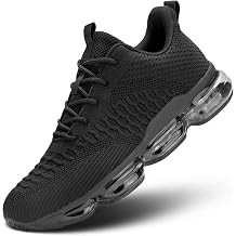 Pozvnn Mens Air Cushion Running Shoes Fashion Casual Walking Tennis Sneakers Non Slip Breathable Trail Sport Gym