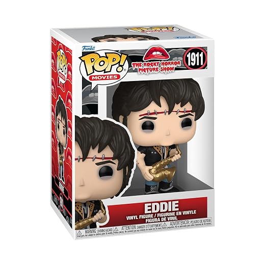 Funko Pop! Movies: Rocky Horror Picture Show – Eddie​ - Figura in Vinile da Collezione - Idea Regalo - Merchandising Ufficiale - Giocattoli per Bambini e Adulti - Horror Fans