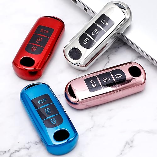 TPU Car Remote Key Case Cover, for Mazda 2 3 6 Atenza Axela Demio CX-5 CX5 CX-3 CX7 CX-9 2015 2016 2017 2018 2019