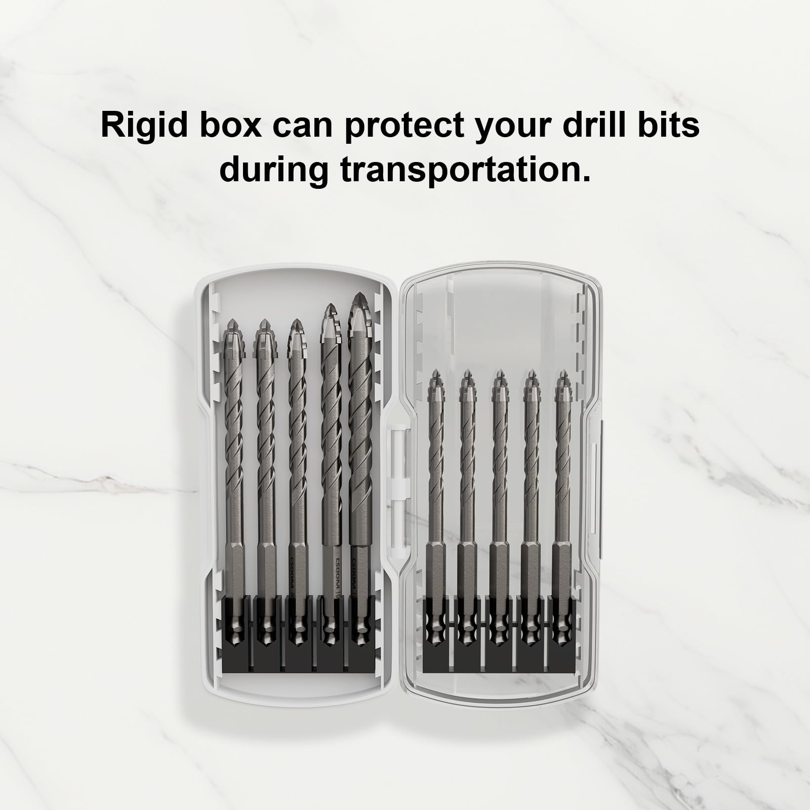 CSOOM Masonry Drill Bit Set - 10 Pieces -7 CSOOM Masonry Drill Bit Set - 10 Pieces -7