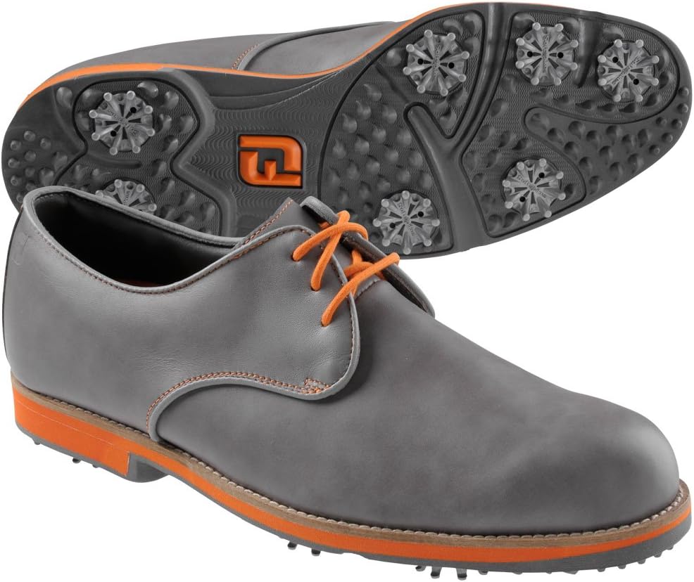 FootJoy FJ City Golf Shoes 56427 2014 Closeout Grey/Orange Medium 11