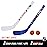 Franklin Sports NHL New York Islanders Mini Hockey 2 Piece Player Stick Set