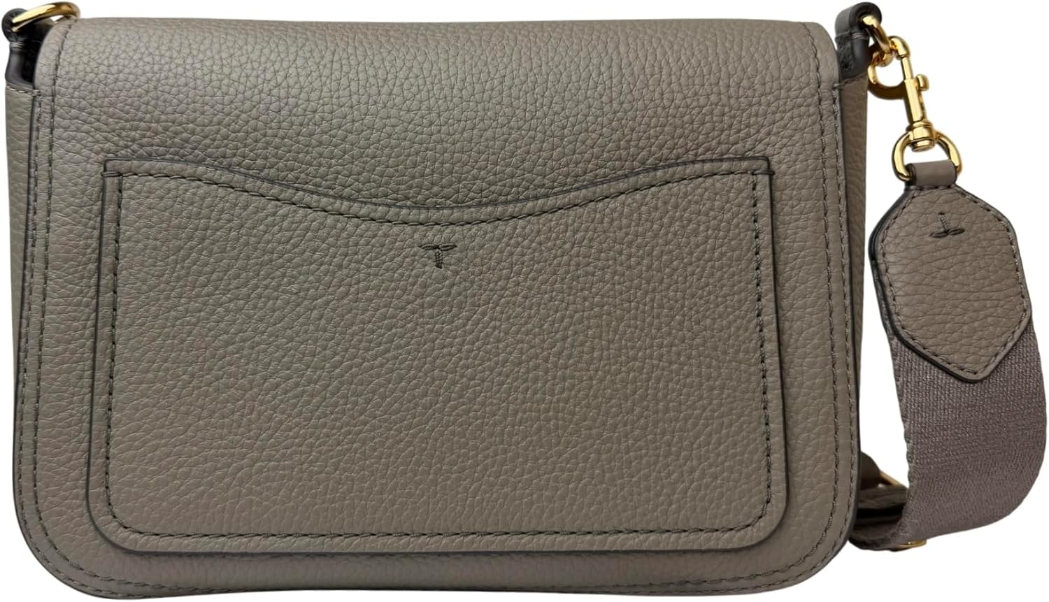 Tory Burch 144688 Thea Flap Grey Heron With Gold Hardware Women's Crossbody Bag - Image 7