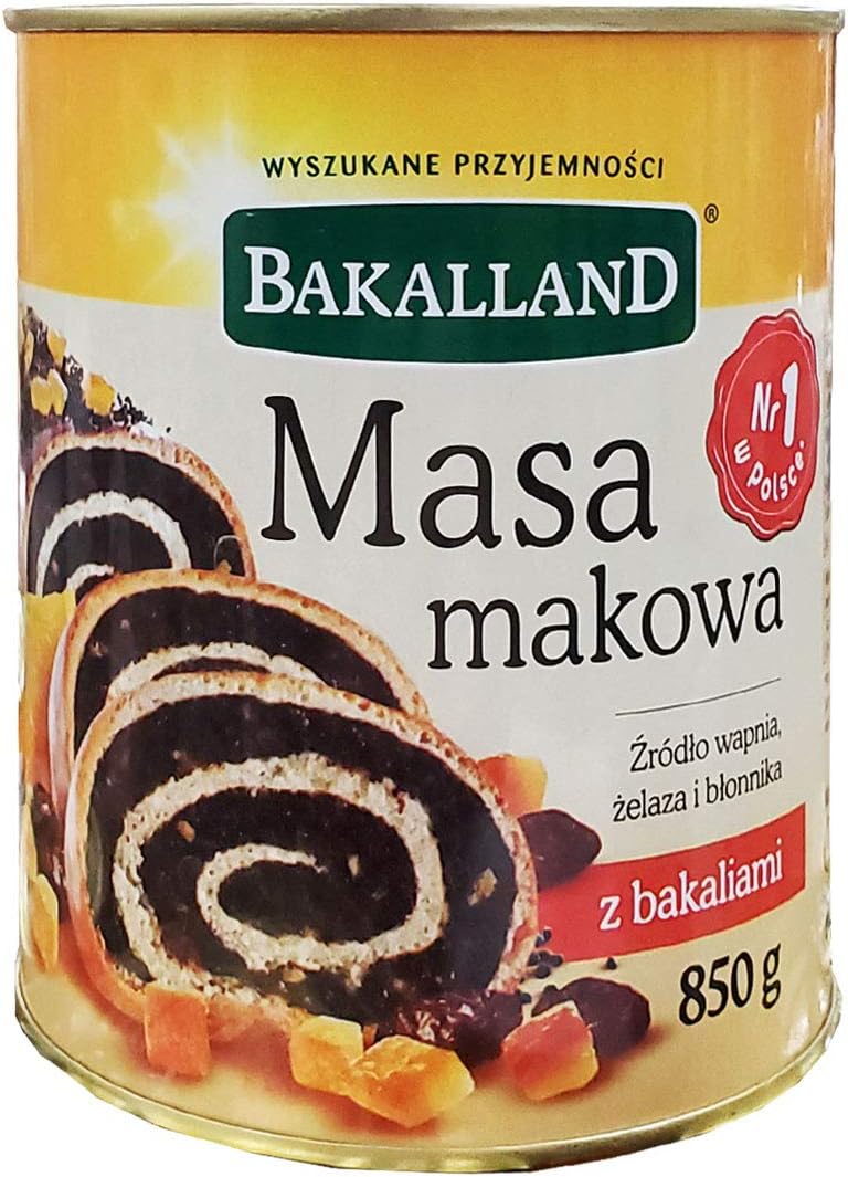 Bakalland Poppy Seed Filling (850g/ 1.9lbs)