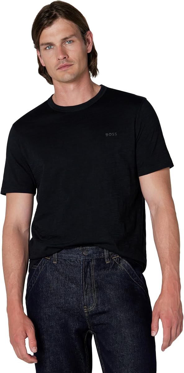 Men's Tonal Square Patch Logo Jersey T-Shirt