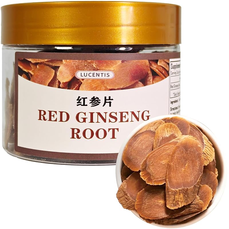 LUCENTIS Ginseng vermelho em fatias Hong Shen Panax ginseng 100 g