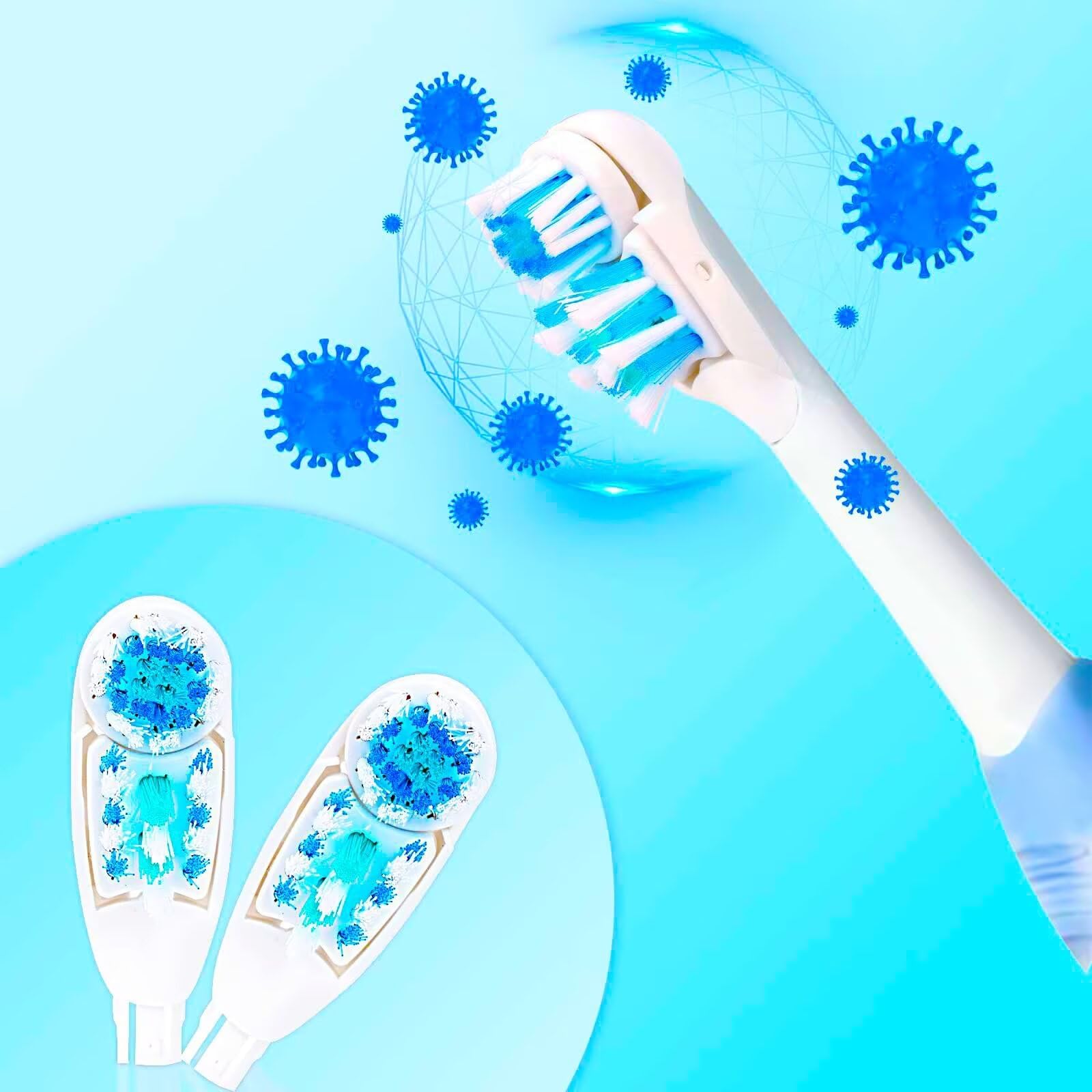 Amazon.co.jp: センシティブ交換用電動歯ブラシヘッド(4個)、ブラウン