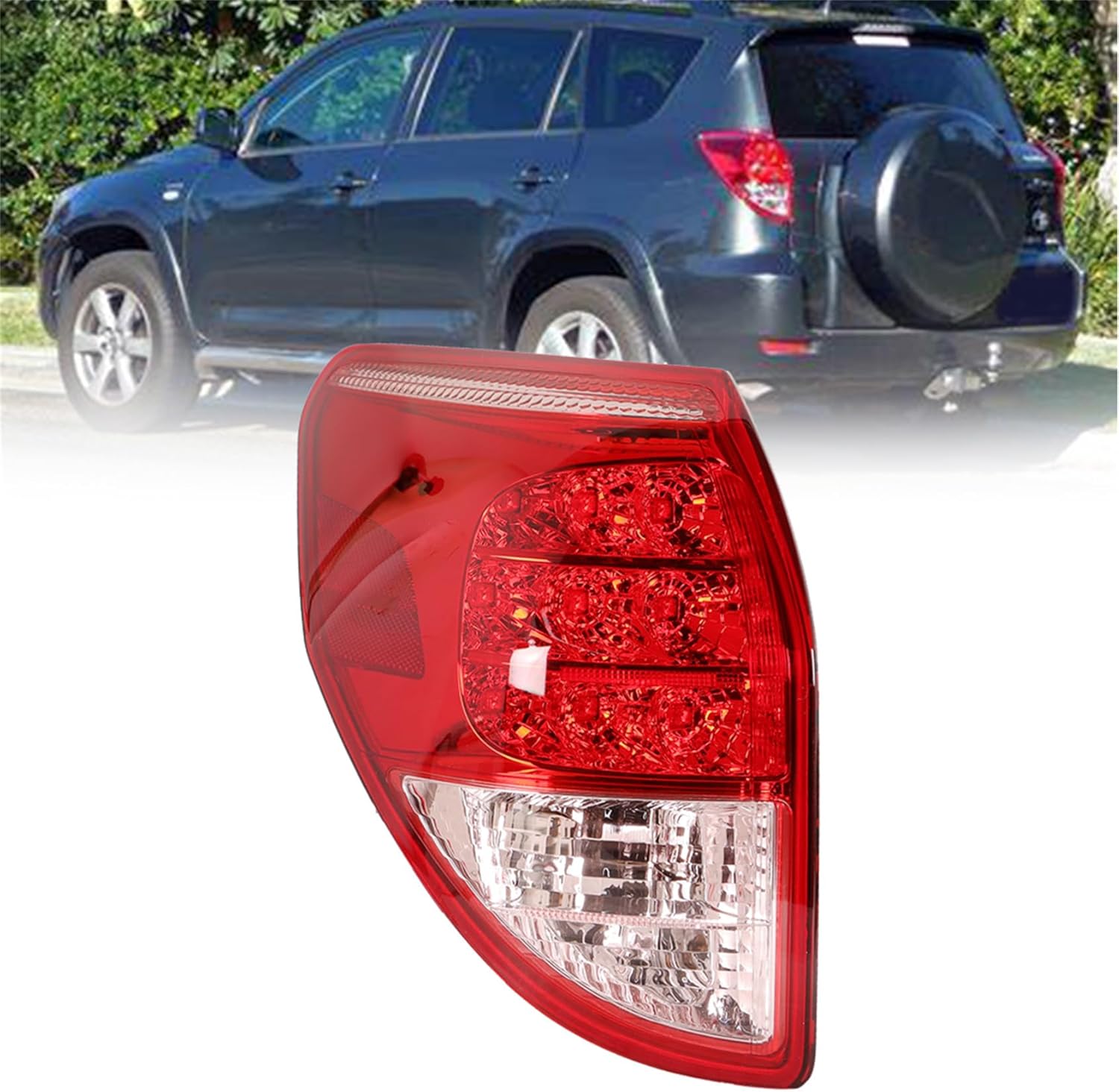 LH Tail Light Assembly Replacement for RAV 4 2006 2007 2008 Left Side Tail Light TO2818127