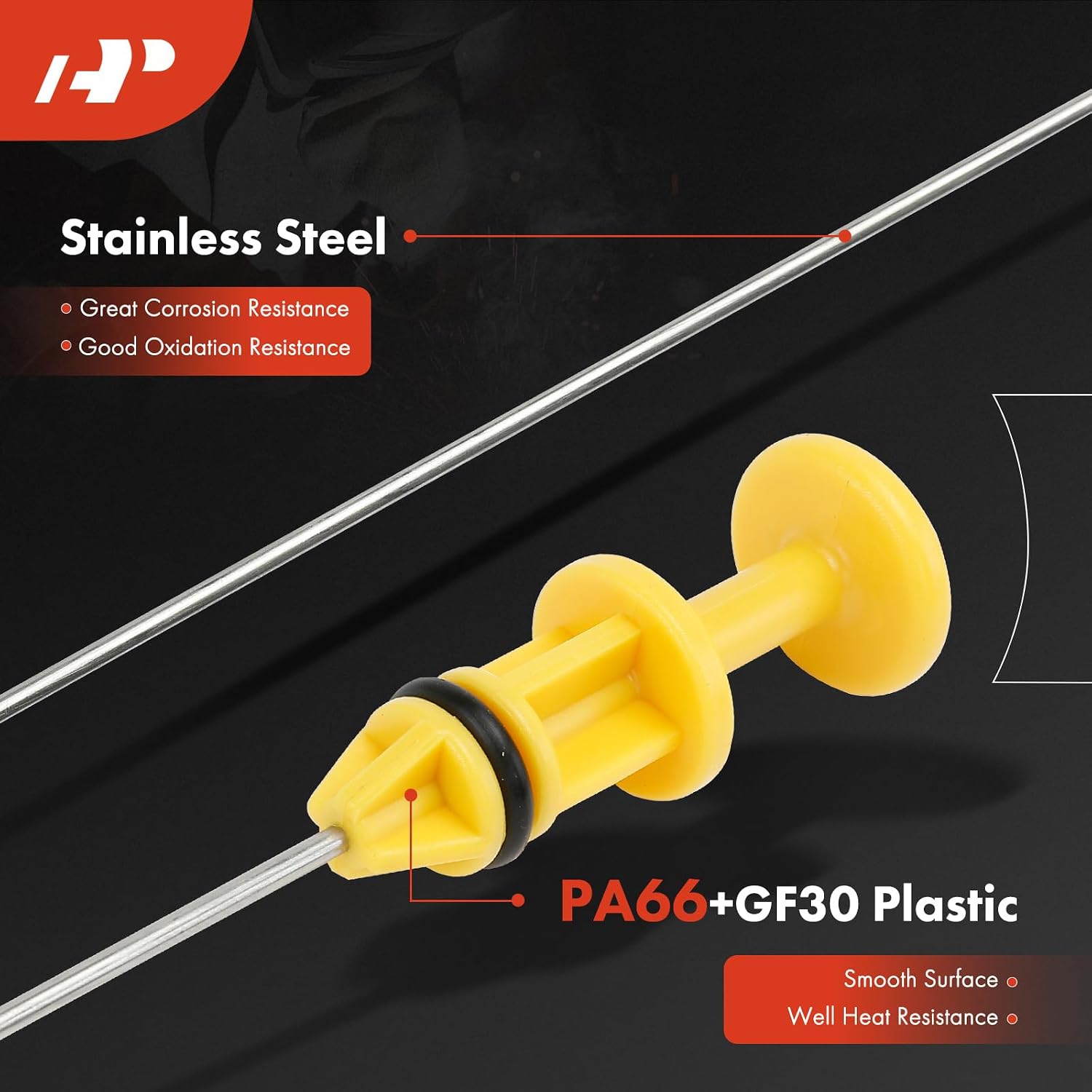 A-Premium L4 1.6L Engine Oil Dipstick Compatible with Mini Cooper 2007-2013, Cooper Countryman 2011-2012/2014-2016, Cooper Paceman 2013-2016, Engine Oil Measuring Rod Dip Stick