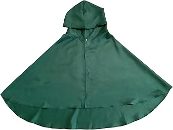 Hooded Cloak Cosplay Cloth Green Cape Halloween