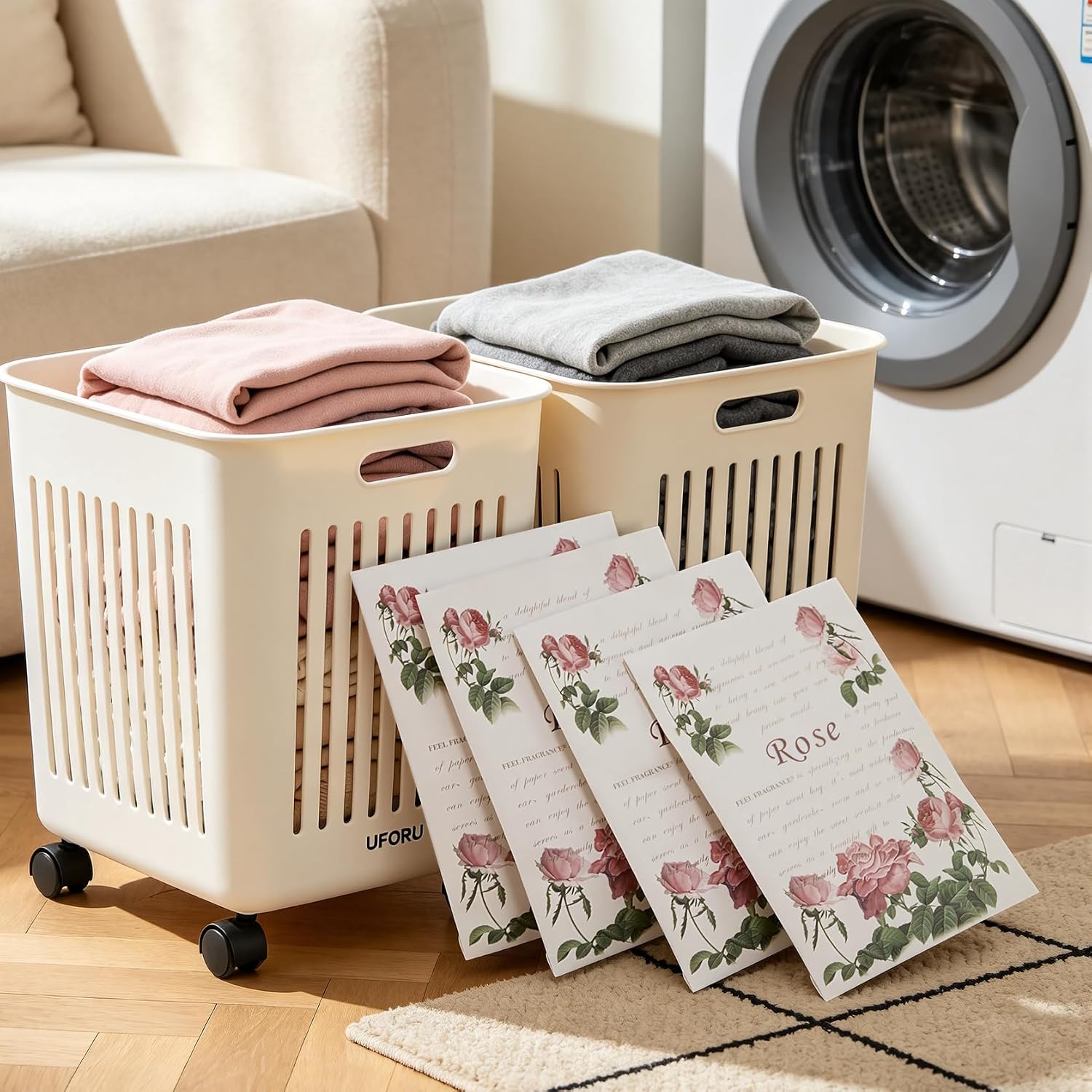 Scented Sachet for Drawer and Closet Rose 8PCS