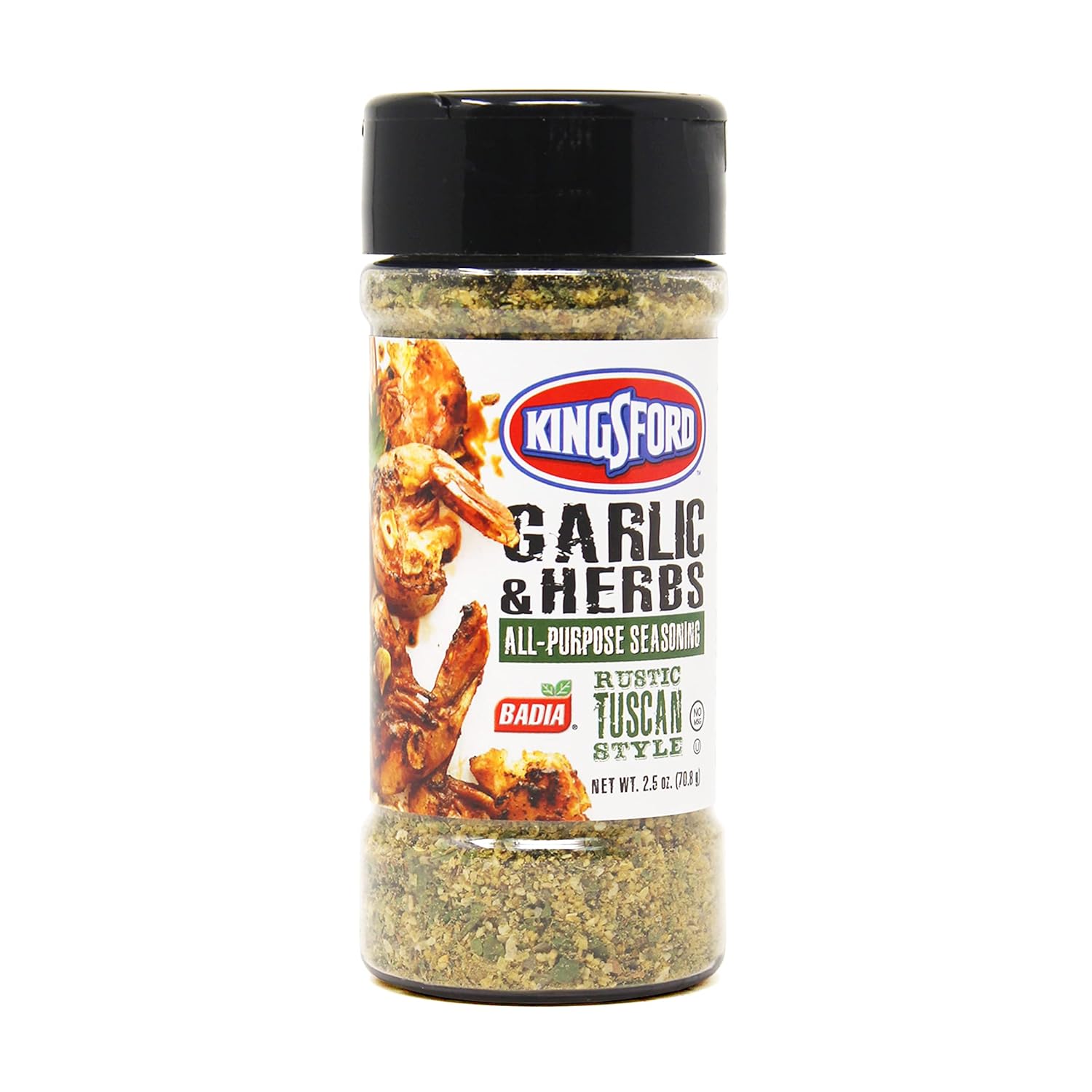Kingsford Garlic & Herbs All-Purpose Seasoning, 2.5 oz – Versatile Blend for Everyday Cooking