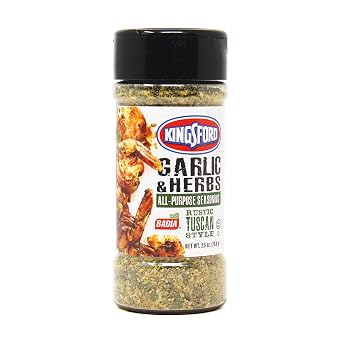 Kingsford Garlic & Herbs All-Purpose Seasoning, 2.5 oz Versatile Blend for Everyday Cooking