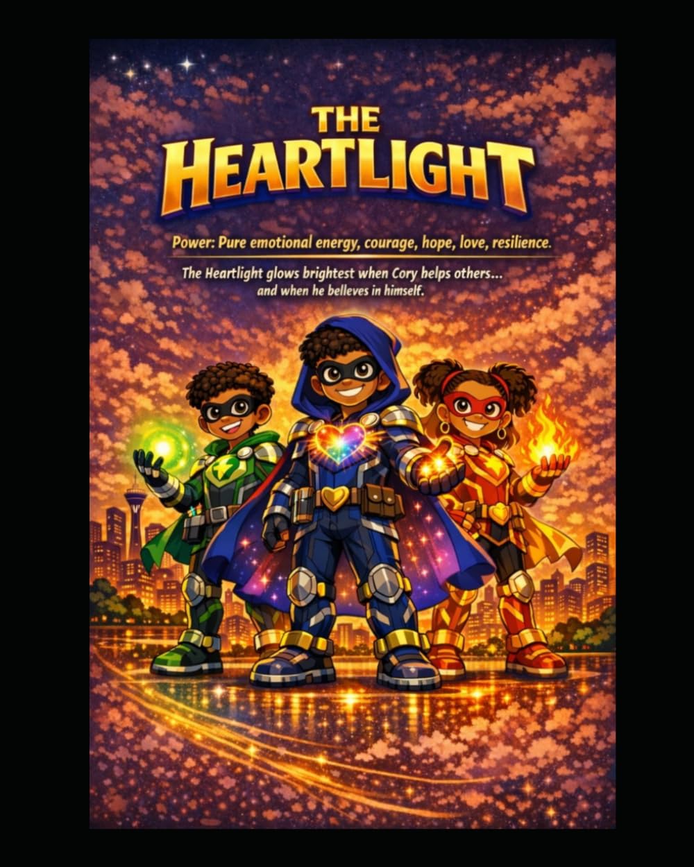 CAPTAIN COURAGE: RISE OF THE HEARTLIGHT HERO: A Superhero Children’s Book About Courage, Feelings, and Emotional Strength