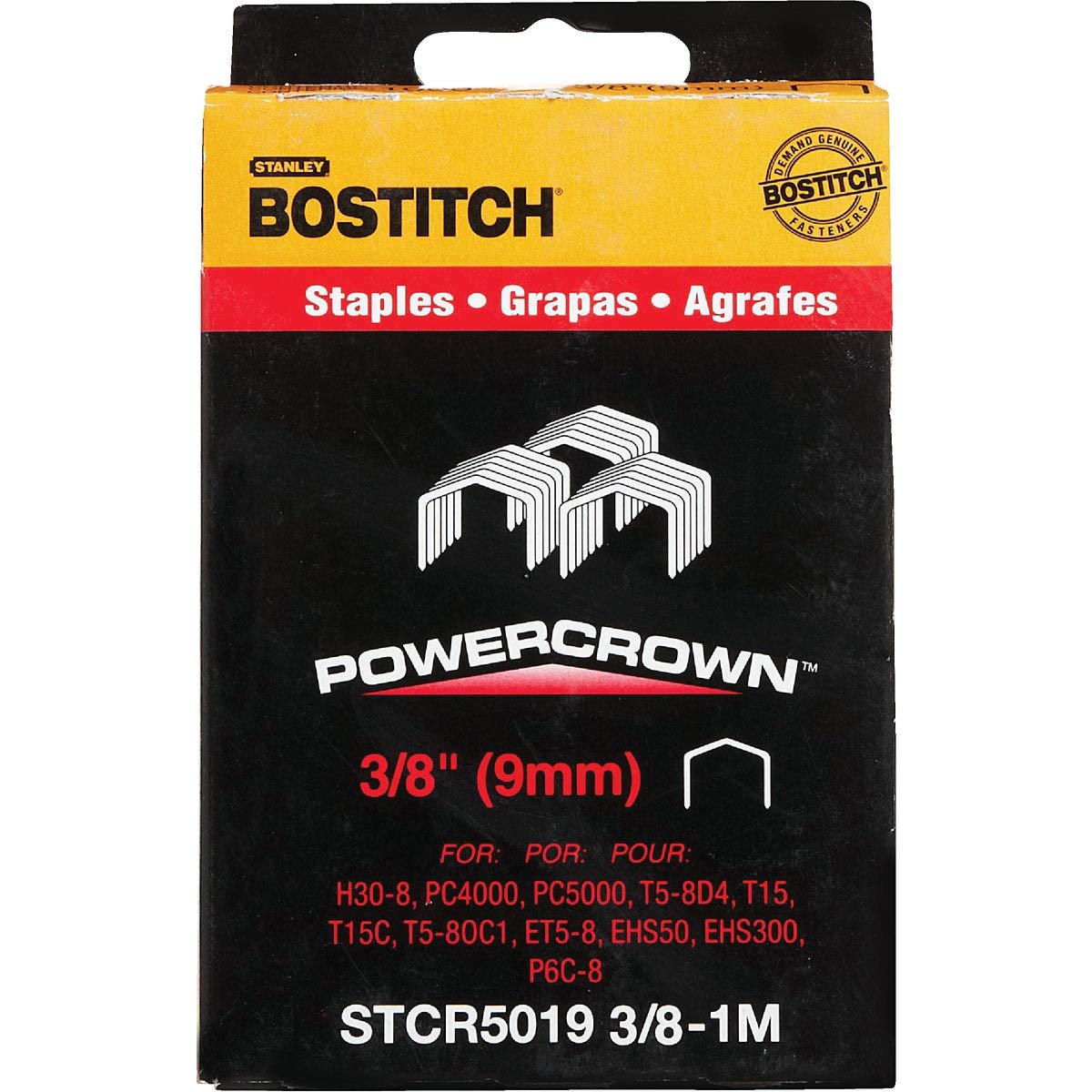 Bostitch Stanley STCR50193/8-1 M 3/8 cala Power Crown zszywki 1000 sztuk