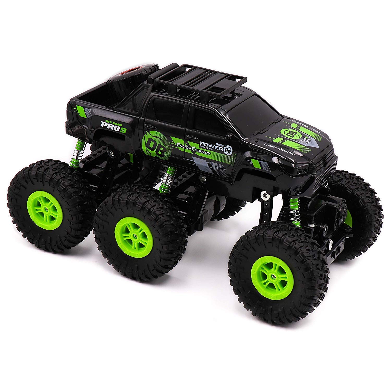 Adlon6 Wheel Car Remote Control Car, Monster Truck, Rechargeable (Multi Color)