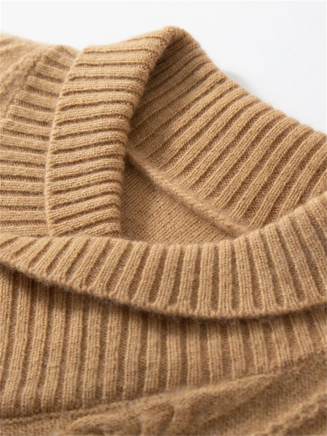 Maglione da uomo in cashmere, maglia a maglia spessa, maglia invernale in cashmere, maniche lunghe, casual
