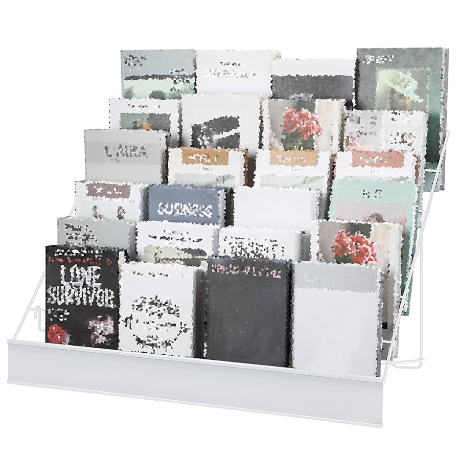 Amazon.com: Queekay 6 Tier Wire Countertop Rack Comic Book