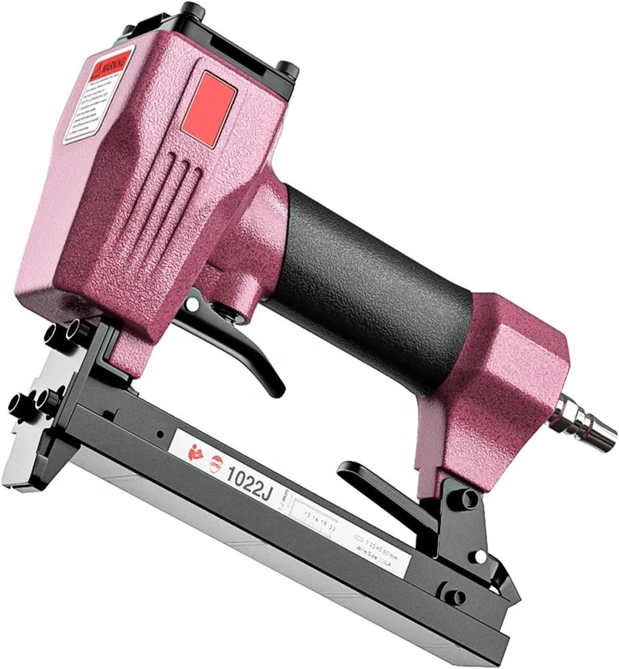 Pneumatic Stapler ，Powered Upholstery Stapler 1022J Stapler 10~22mm Length Pneumatic Nailer 18 Gauge Air Nail Gun Air Stapler