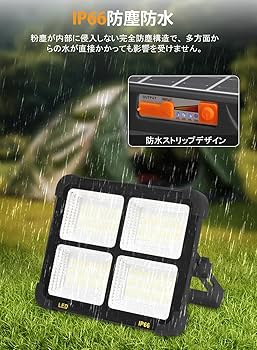 投光器 LEDランタン キャンプ 2025業界新設計10000lm超高輝200W Amazon | 投光器 led 作業灯 「2025高輝度」充電式 led ランタン