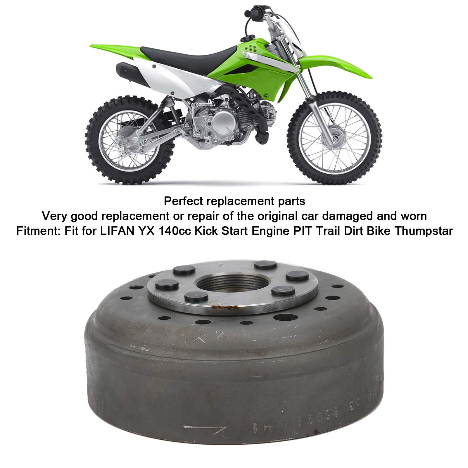 Magneto Stator Flywheel Rotor Adatto per Motore YX 140cc Start per Moto Trail Bike Thumpstar Accessorio di Qualità Superiore