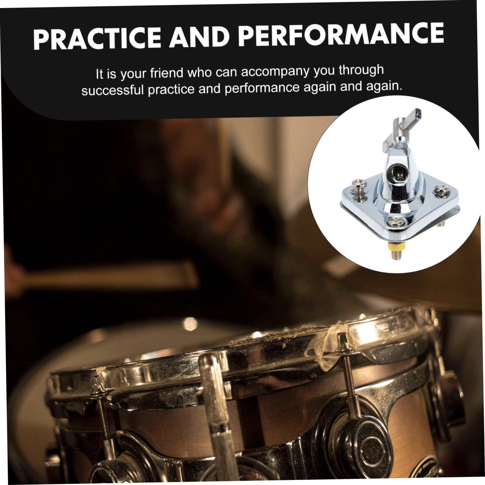 4piezas Base De Soporte De Accesorio De Percusión Para Reemplazo y De Instrumentos Compatible Tambores