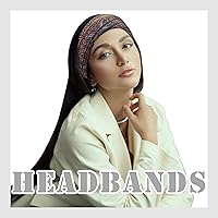 Vista 6 de FULZTEY Diademas bohemias para mujer, bandas anchas anudadas para la cabeza, con estampado floral africano, turbante a rayas, bandanas elásticas