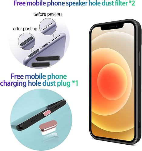 Miniatura 3 de Funda tipo cartera para Samsung Galaxy A23, ranura para tarjeta de crédito, diseño portátil, resistente, doble capa, protección híbrida acolchada de