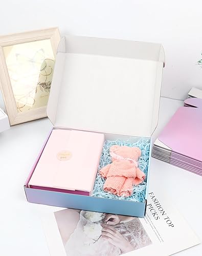 Miniatura 175 de Cajas de envío pequeñas de 6 x 4 x 2 pulgadas para pequeñas empresas, paquete de 30 cajas de correo moradas, caja de embalaje de cartón corrugado