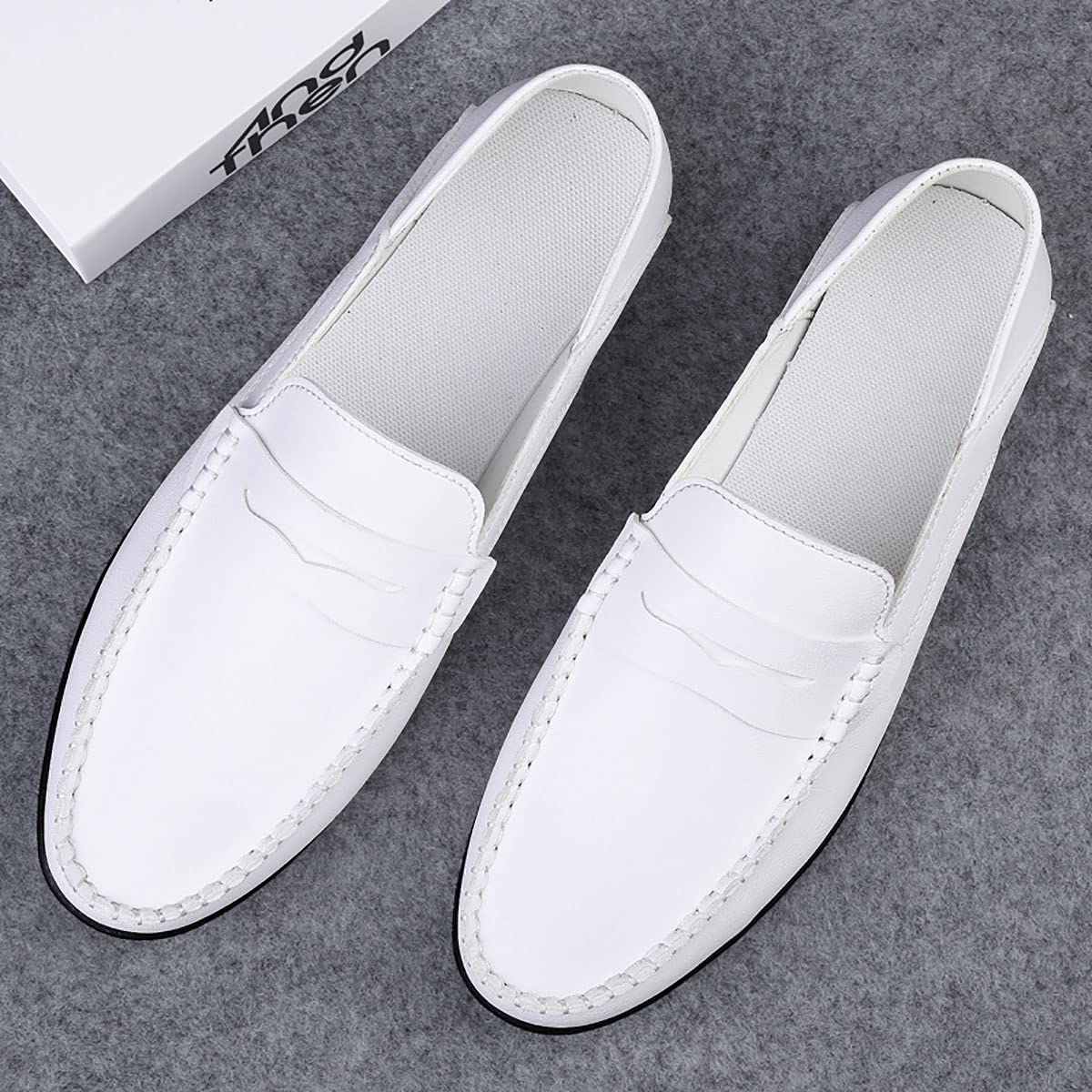 Mocassin Homme Cuir Loafer Homme Conduite Chaussures Casual,Mocassins Homme Cuir,Chaussures en Cuir Homme