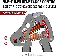 Vista 4 de GD IRON GRIP Grip Strength Trainer Adjustable Hand Gripper Strengthener Hand Grip Exerciser Wrist Strengtheners Silent & Durable – Forearm, Finger &