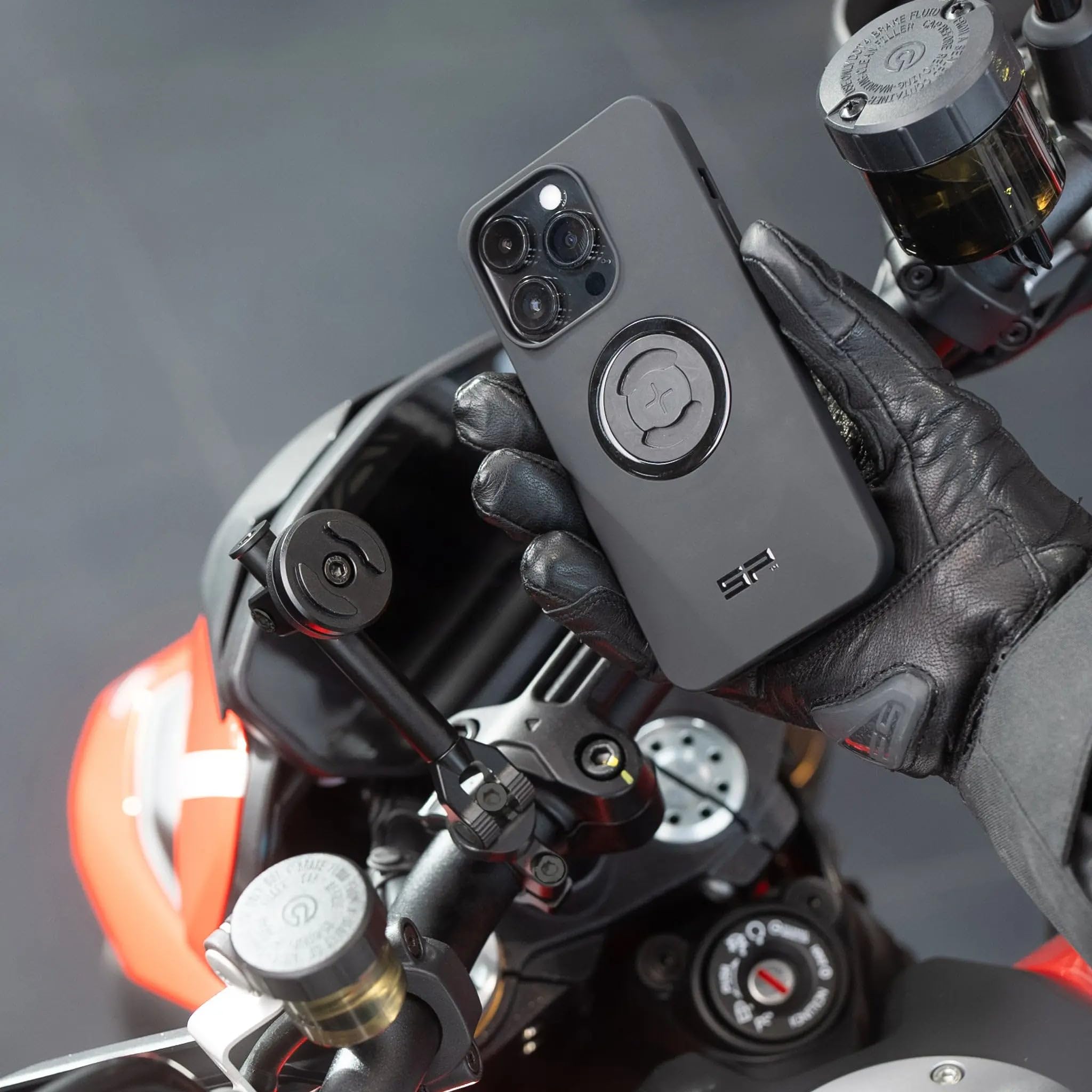 ‎SP CONNECT SOPORTE DE TELÉFONO PARA MANILLAR DE MOTO SP CONNECT MOUNT SPC+ MOTO MOUNT 3D 1 1/2