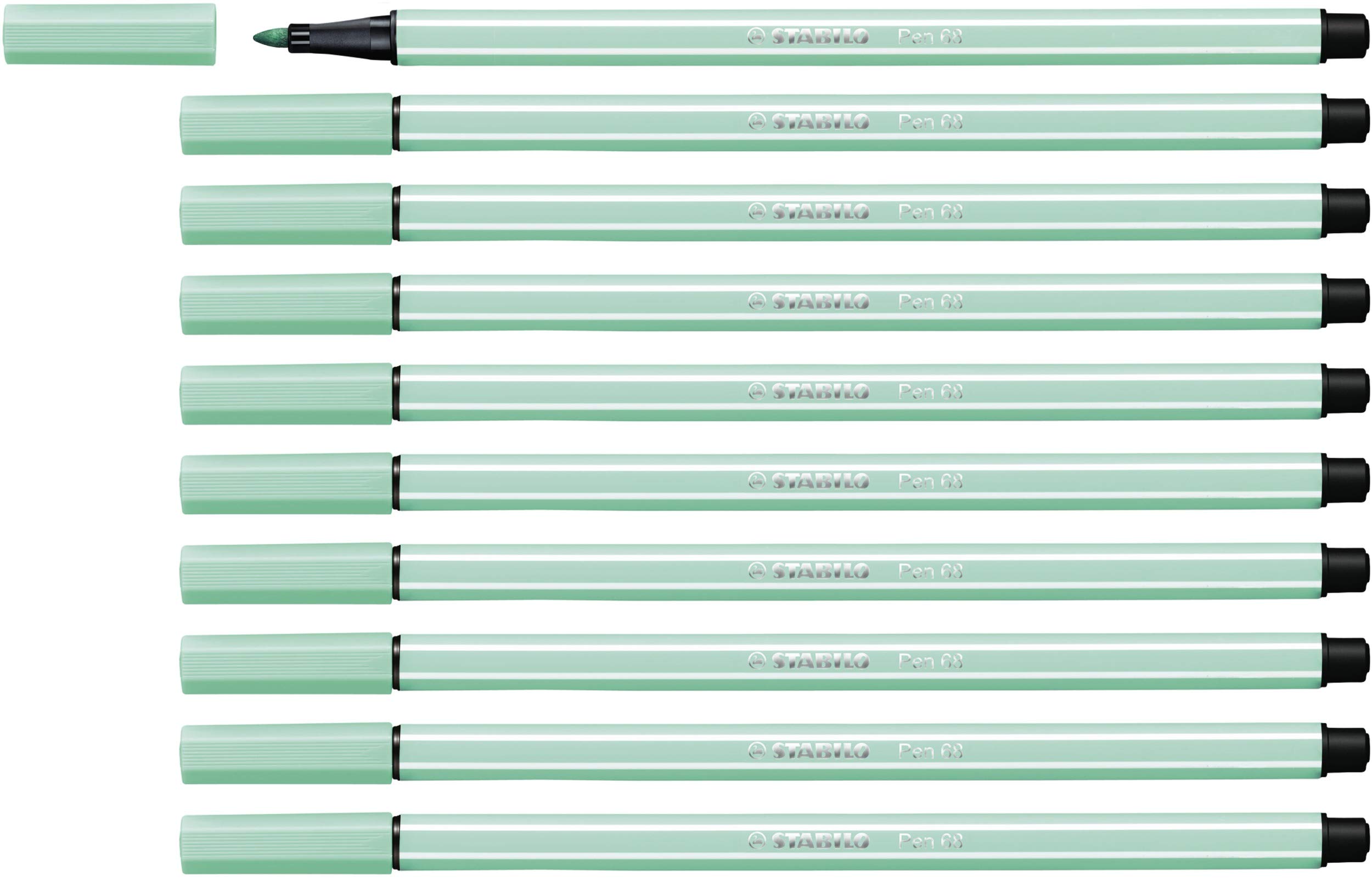 STABILO - Rotulador premium - Pen 68 - Pack de 10 - rosa neón — view 52
