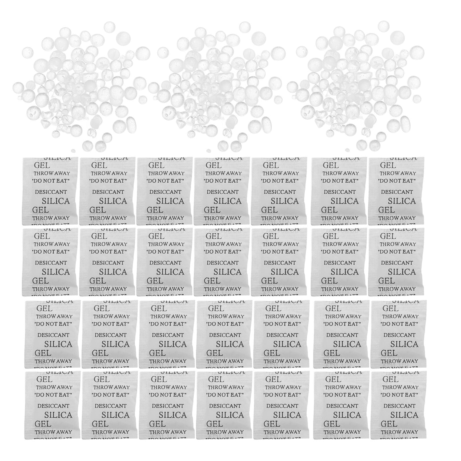 600pezzi Bustine di Silice Pz Piccole Bustine Assorbiumidità per Controllo Umidità Essiccante in Gel di Silice per Laboratorio Fotocamere Attrezzature Sensibili e Gioielli
