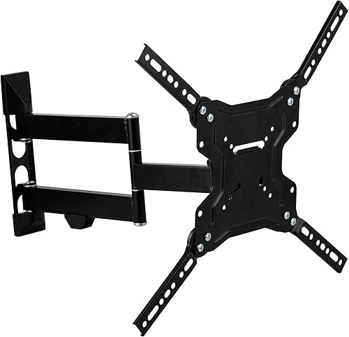 Stanley Soporte de pared para TV - Soporte articulado delgado de movimiento completo para televisión de pantalla plana grande de 23 a 55 pulgadas