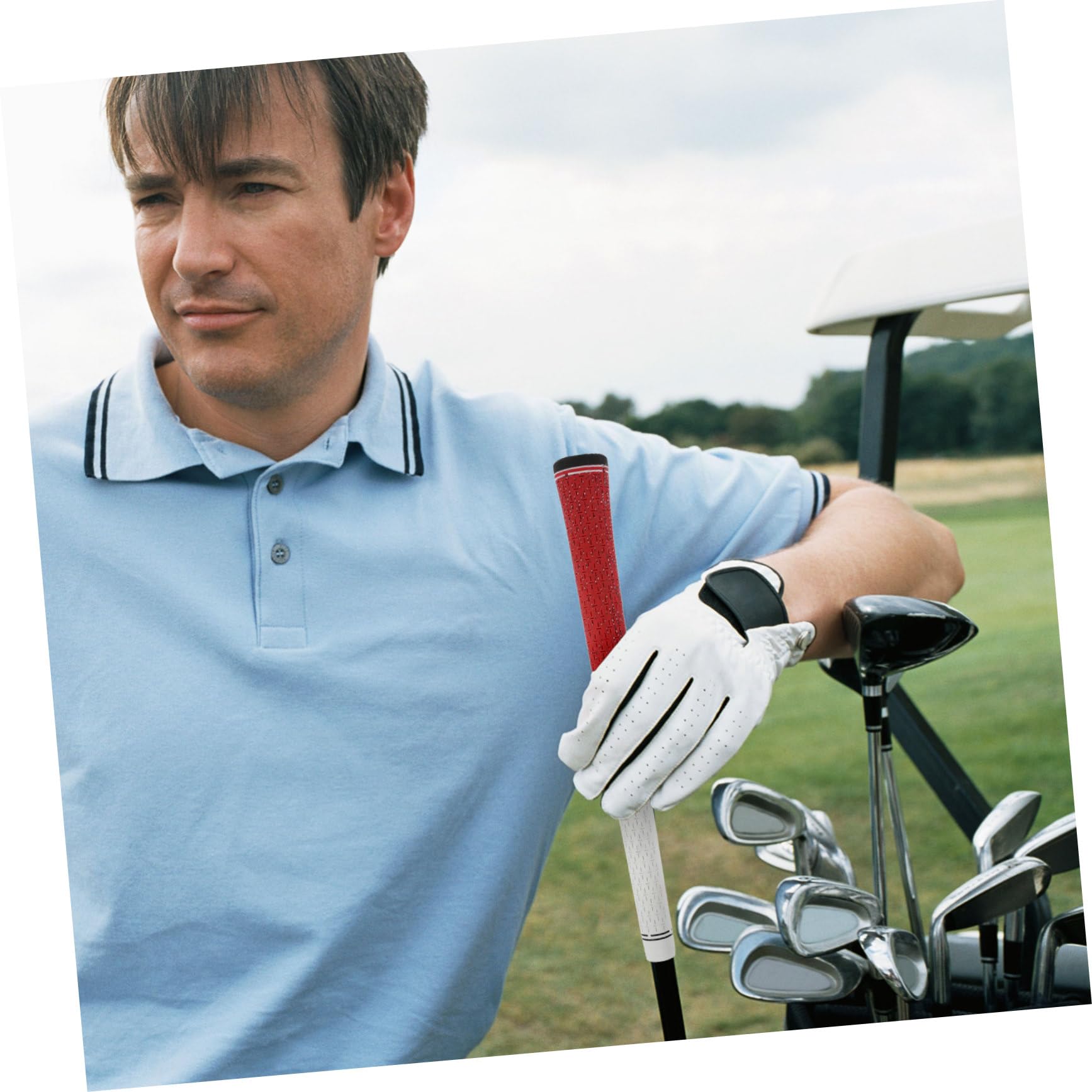 POPETPOP 1 Szt Uchwyt Na Kij Golfowy Uchwyty Na Kije Golfowe Uchwyt Na Rękę Do Golfa Uchwyt Do Ćwiczeń Golfowych