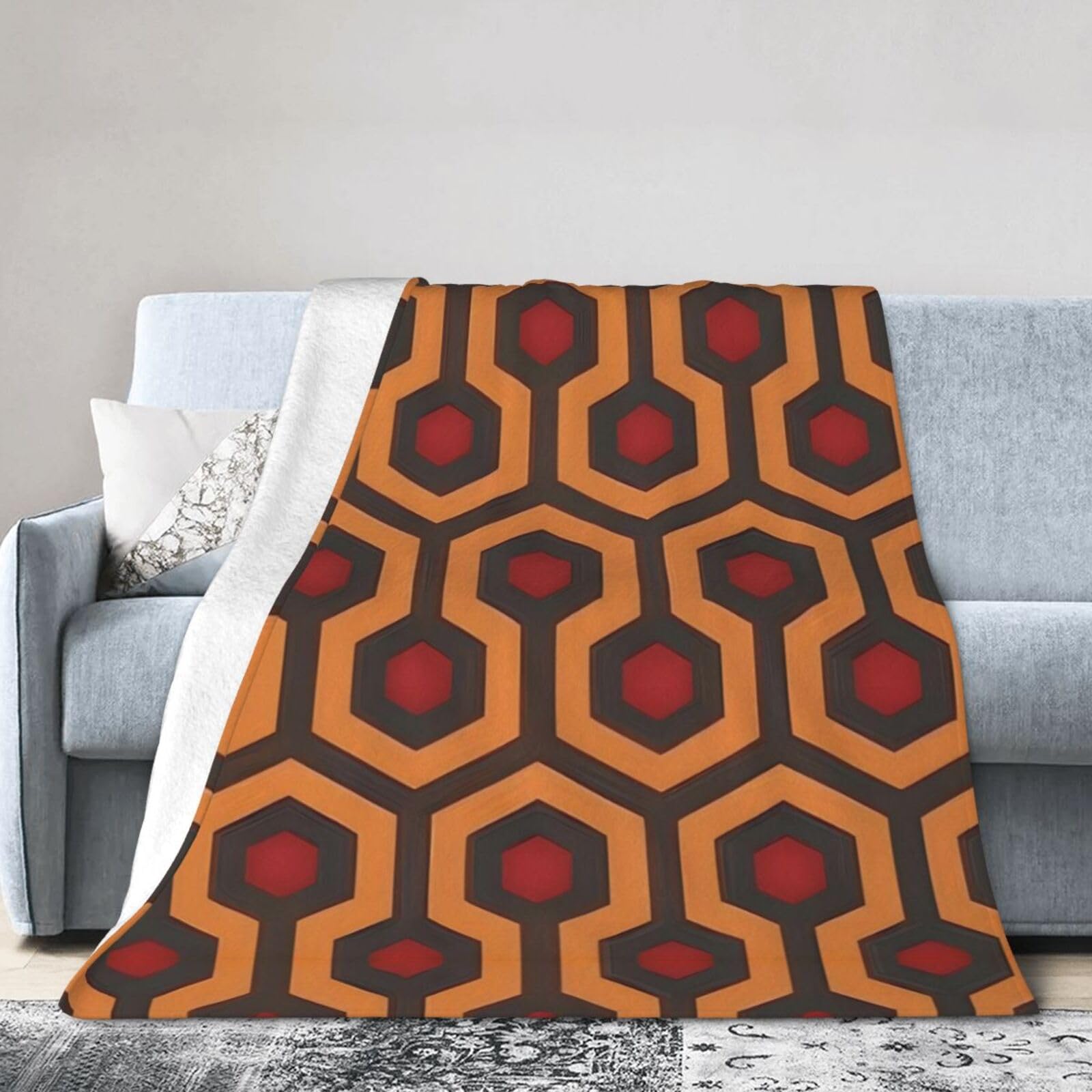 Shining Overlook 40"x30" Fleece Blanket, Full Size, Super Soft, Suitable for Bed, Sofa, Camping, All Seasons