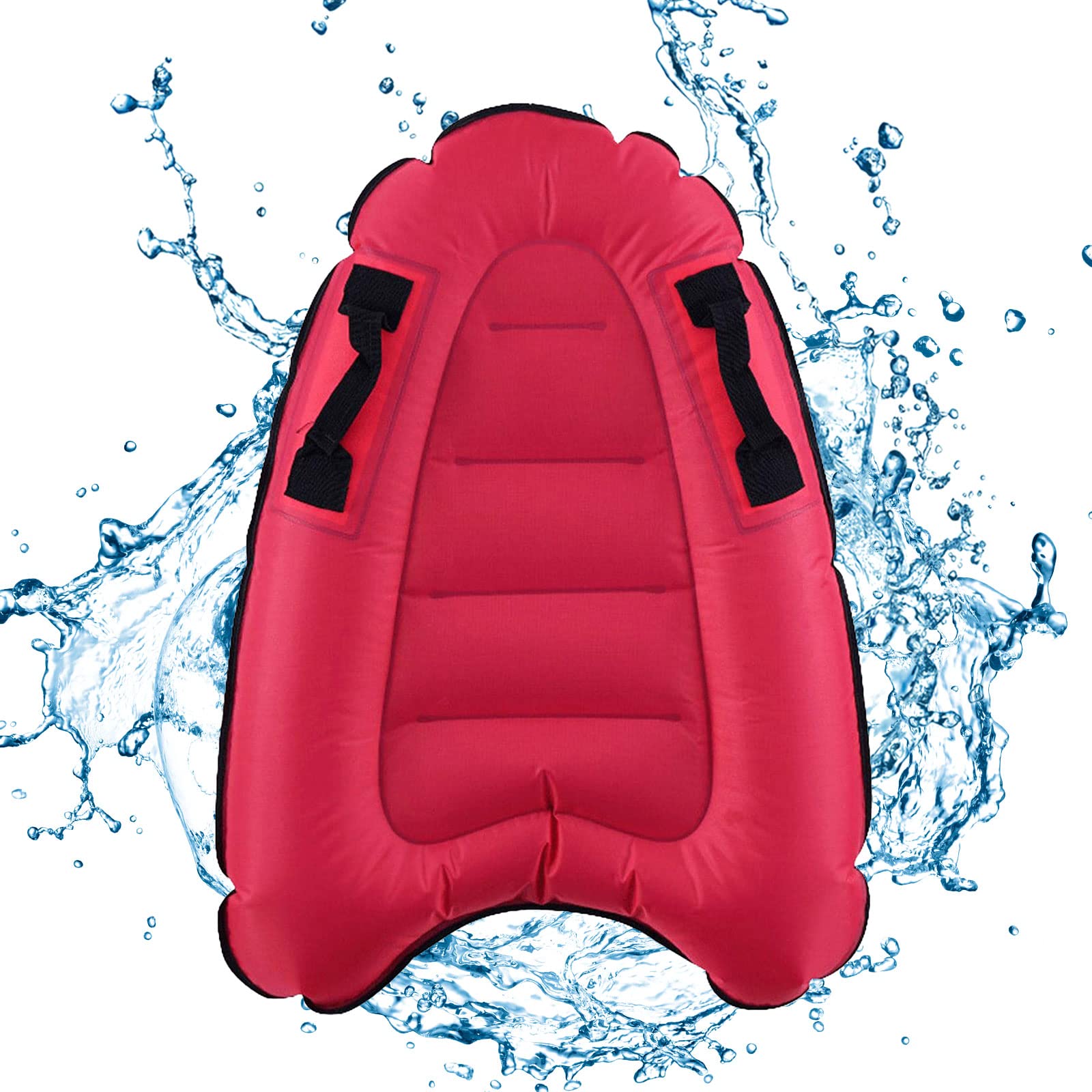 Feliciay Bodyboard Gonflable – Planche De Natation Légère Avec Poignées – En PVC Anti-fuite – 70x60 Cm – Pour Enfants Et Adultes – Apprentissage Piscine