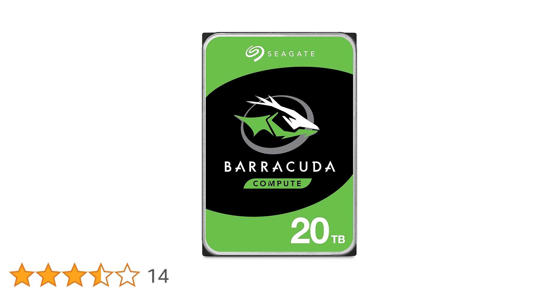 新品未開封　Seagate Barracuda Compute 20TB Seagate Barracuda 20TB Internal Hard Drive, 7200 U/Min, 512MB