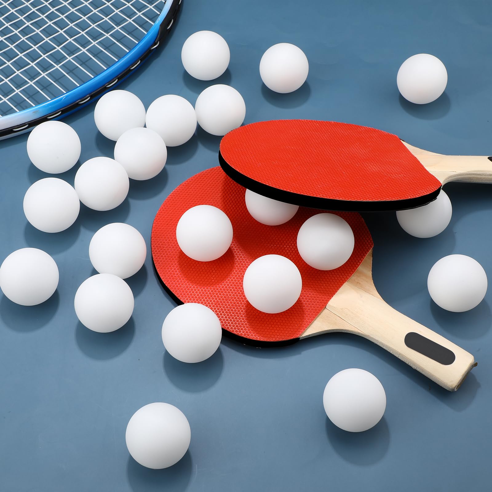 500 pelotas de tenis de mesa de 1.575 pulgadas (1.575 in), mini bolas de plástico blancas para carnaval, juegos de piscina, decoración de fiestas, juguetes para gatos, actividades deportivas 3