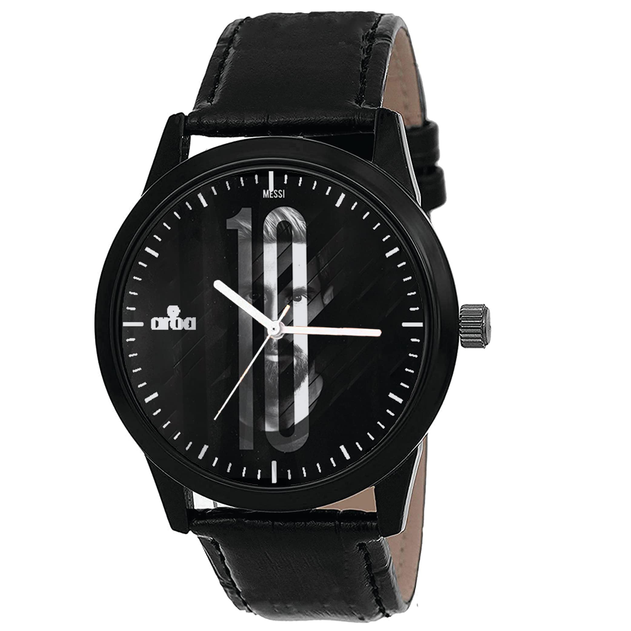 AROA Watch New Watch for Messi 10 Black Metal Type Analog Model : 284 Black Strap Watch Black Dial for Men Stylish Watch for Boys (B0C2DGJTR6) Amazon Price History, Amazon Price Tracker