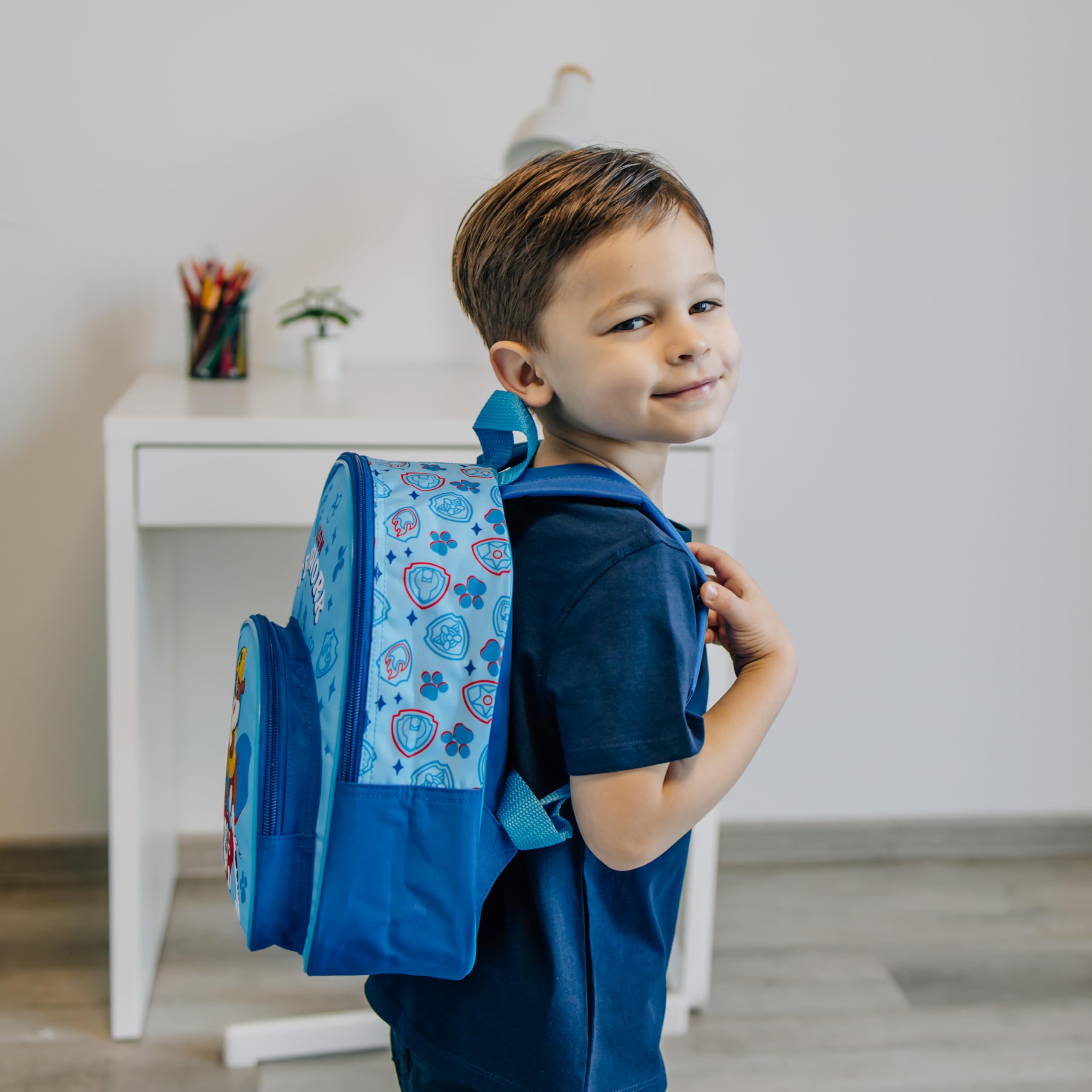 Undercover - Zaino per bambini Paw Patrol - con tasca frontale - per la scuola materna, il tempo libero e i viaggi - resistente e pratico - per bambini dai 4 anni in su