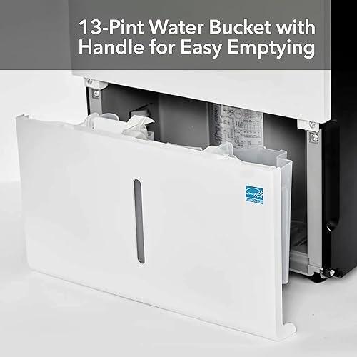 Miniatura 10 de Whynter Energy Star RPD-506EWP - Deshumidificador portátil de alta capacidad de 50 pintas con bomba de hasta 4000 pies cuadrados, color blanco con