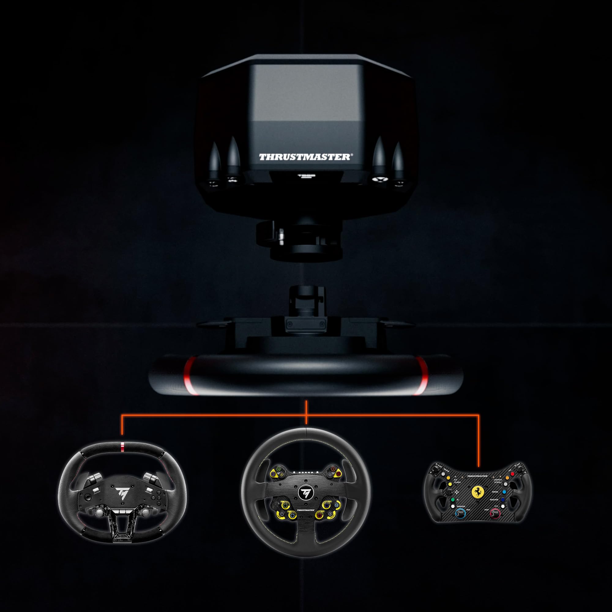 Thrustmaster T598 – Volant de Course Direct Axial Drive pour Xbox Series X|S, Xbox One et PC – Retour de Force Nouvelle Génération – Précision Absolue – Pédalier Raceline Inclus – Noir