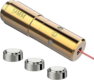 Sponsored Ad - MidTen 9mm Bore Sight Cal Red Dot Boresighter Rem Gauge with Three Batteries