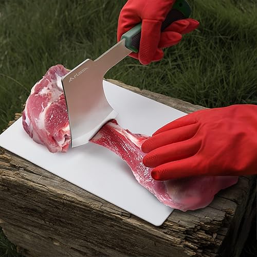 Miniatura 4 de FLISSA Kit de aderezo de campo de caza, juego de cuchillos de caza de 10 piezas con cuchillo de desollado, kit de procesamiento de juego de