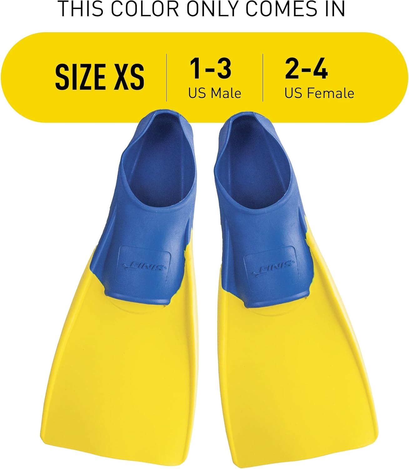 FINIS Long Floating Swim Fins - Adult Training Fins - Improves Kick Technique & Body Position
