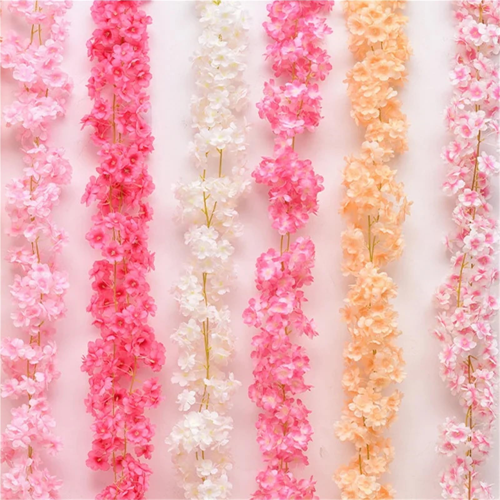 Vite Di Rose Artificiali Con Foglie Ghirlanda di fiori artificiali, rampicanti, arco da giardino, decorazione for ghirlande finti, decorazioni for la casa e for feste matrimonio