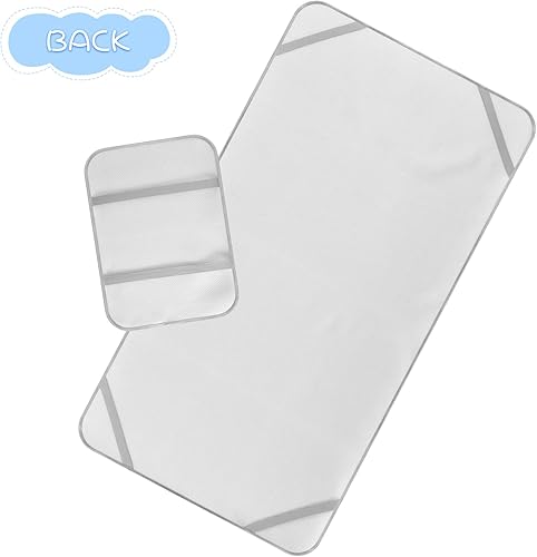 Miniatura 4 de Almohadilla de cama de bebé con funda de almohada de seda de hielo, transpirable, paquete de colchón de cuna y juego para dormir en verano, colchón