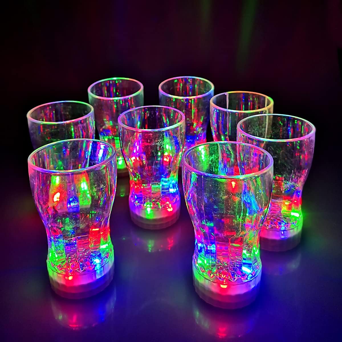 12 Pack 6oz Light up Cup,LED Light Up Toys Glow in The Dark